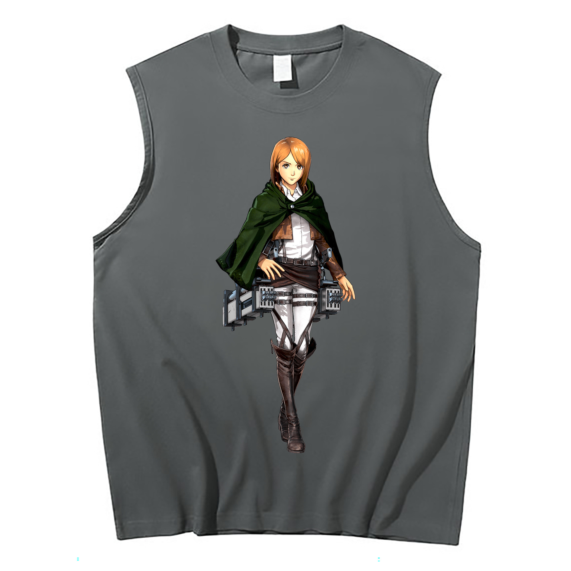 （画像用） 進撃の巨人 ペトラ·ラル Attack on Titan Petra Rall コットン100％タンクトップ（フロントプリント）